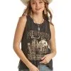 Red Label Women's Rock & Roll Cowgirl Tank #RRWT20R058 -Men's Plaid Shirt Sales 7696c4634091159e33f9ad2028d1d88e