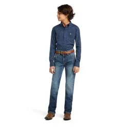 Boy's Ariat Dante Stretch Classic Fit Button Down Shirt #10039520 -Men's Plaid Shirt Sales 7721d49f2d79c428089797131348be9a