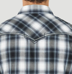 Men's Wrangler Rock 47 Snap Front Shirt #112317113 -Men's Plaid Shirt Sales 7895b35a9fb85f7ca6d121740224db07