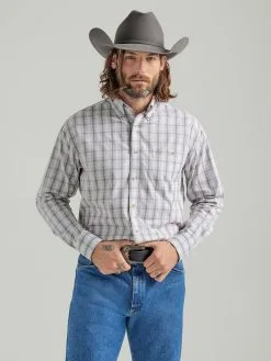 Men's Wrangler George Strait Button Down Shirt #112324876X