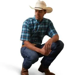 Men's Ariat Kenneth Plaid Button Down Shirt #10043645