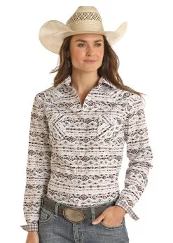 Women's Rough Stock Snap Front Shirt #RSWSOSR1A5