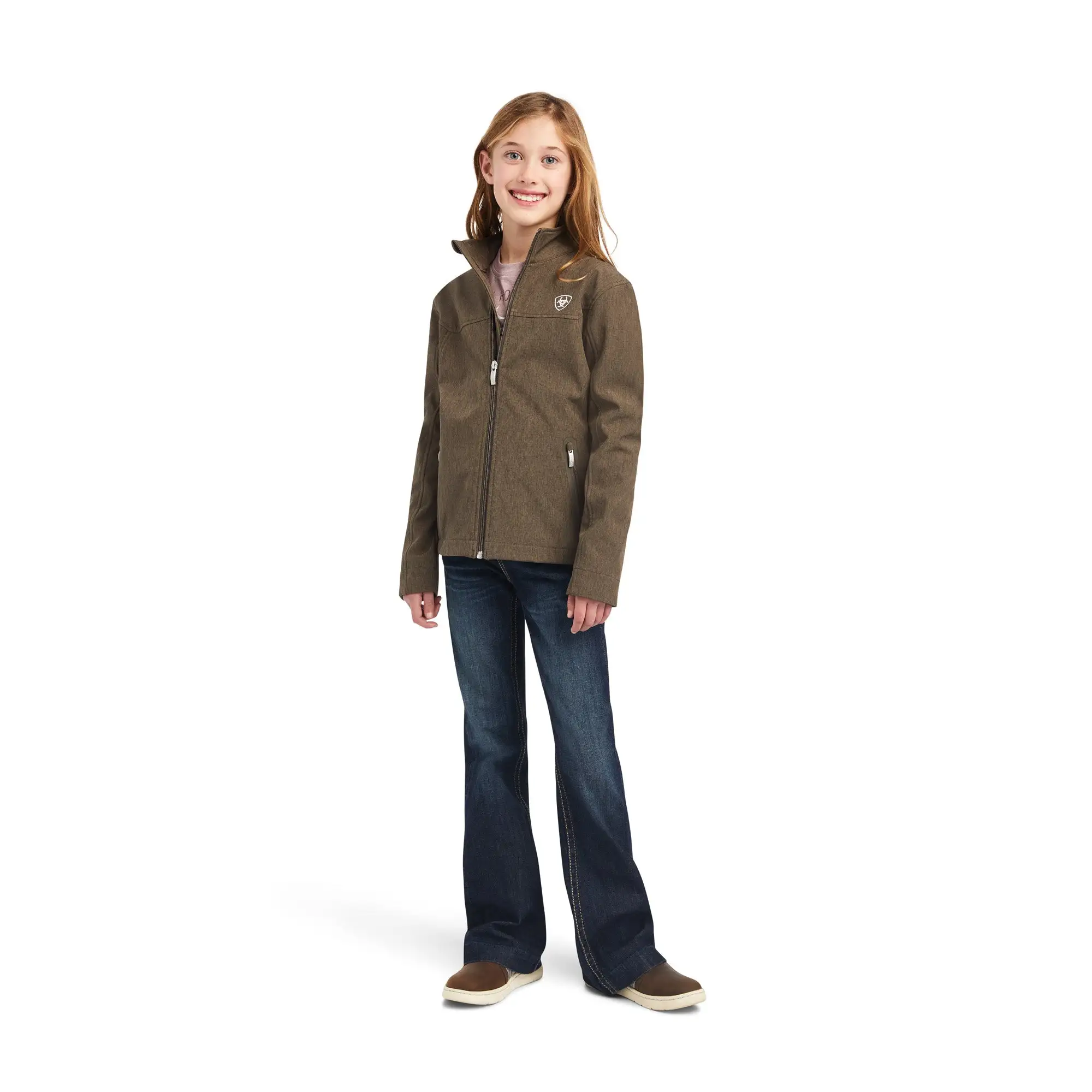 Youth's Ariat New Team Softshell Jacket #10041275 5 Youth's Ariat New Team Softshell Jacket #10041275 - Image 3