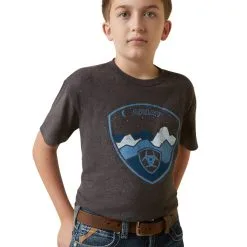 Boy's Ariat Logoscape T-Shirt #10044748 -Men's Plaid Shirt Sales 83cc96c5610a6635e61a89056c8385c7
