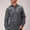 Roper Apparel Men's Roper Snap Front Shirt #01-001-0024-4023 -Men's Plaid Shirt Sales 8492b3815bffb2284380bb616c8198a2