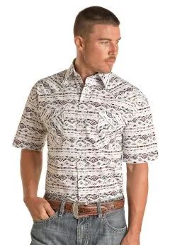 Men’s Rough Stock Snap Front Shirt #RSMS1SX1A5