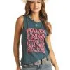Women's Rock & Roll Cowgirl Dale Brisby Tank #RRWT20RZMZ 2 Women's Rock & Roll Cowgirl Dale Brisby Tank #RRWT20RZMZ -Men's Plaid Shirt Sales 878f17aa9a34fcf93165594e577d4dcf