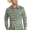 Men's Rock & Roll Cowboy Snap Front Shirt #RRMSOSR0PZ -Men's Plaid Shirt Sales 882e64b82985ac6f145caedded1dde35