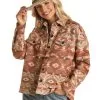 Powder River Women's Rock & Roll Cowgirl Shirt Jacket #RRWO92R03R
