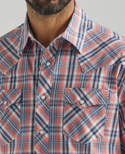 Men's Wrangler Snap Front Shirt #112324665 -Men's Plaid Shirt Sales 89e8ea8d2a148ba7cadae75e0f877478