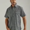Men's Wrangler Wrinkle Resist Snap Front Shirt #112326367 -Men's Plaid Shirt Sales 8b2f8fe8ff907385e1ab895fef87d171