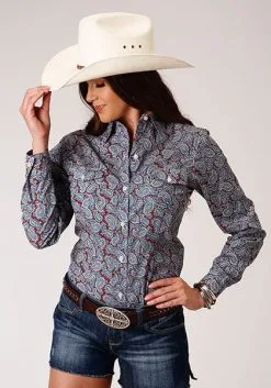 Roper Apparel Women's Roper Button Down Shirt #03-050-0325-4012WI
