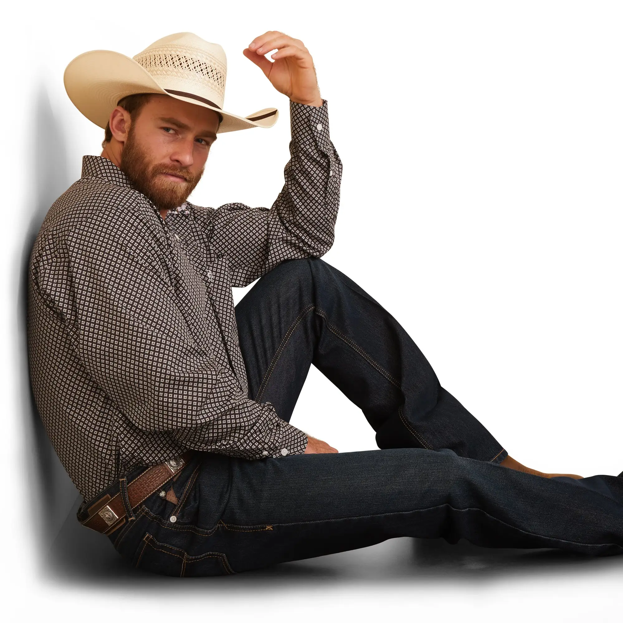 Men's Ariat Oscar Button Down Shirt #10043856 5 Men's Ariat Oscar Button Down Shirt #10043856 - Image 3