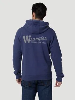 Men's Wrangler Logo Zip Hoodie #112324839 -Men's Plaid Shirt Sales 8cfb20b1d1d01c1cd8002a2ebc5fd85f