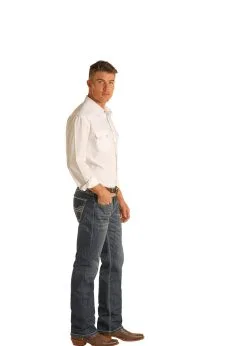 Men's Rock & Roll Cowboy Reflex Revolver Jean #M1R2781 -Men's Plaid Shirt Sales 90a383f4288e442b7d0df608f3feebea