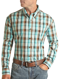 Men's Rock & Roll Cowboy Button Down Shirt #RRMSODR0PX