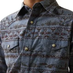 Boy's Ariat Haddington Retro Fit Snap Front Shirt #10043718 -Men's Plaid Shirt Sales 976a0570ea91aa76b6e0aa3f634bd127