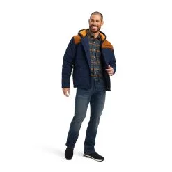 Men's Ariat Navy Crius Insulated Jacket #10041648 -Men's Plaid Shirt Sales 984cfebb2cf62eff039615e4178075d1