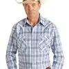 PANHANDLE Men's Rough Stock Snap Front Shirt #R0S3266 -Men's Plaid Shirt Sales 985b9046d4b2a8e4caafbf9bed978597