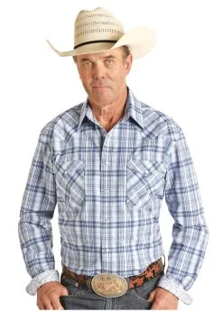 PANHANDLE Men's Rough Stock Snap Front Shirt #R0S3266