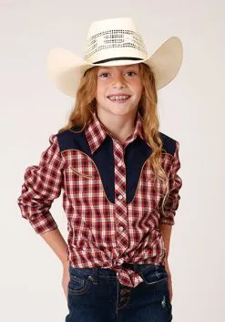 Roper Apparel Girl's Roper Snap Front Shirt #01-080-0024-4022