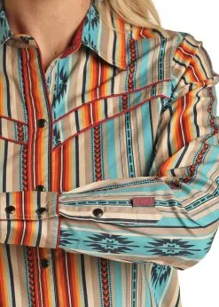 ROCK & ROLL COWBOY Women's Rock & Roll Cowgirl Snap Front Shirt #RRWSOSR095 -Men's Plaid Shirt Sales 9c25dce6ddb8bc156c41ffc0f44a7452