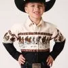 Roper Apparel Boy's Roper Snap Front Shirt #03-030-0421-1014
