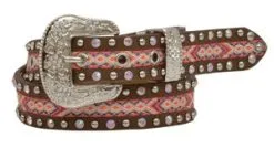 3D Girl's Angel Ranch Western Belt #DA5222