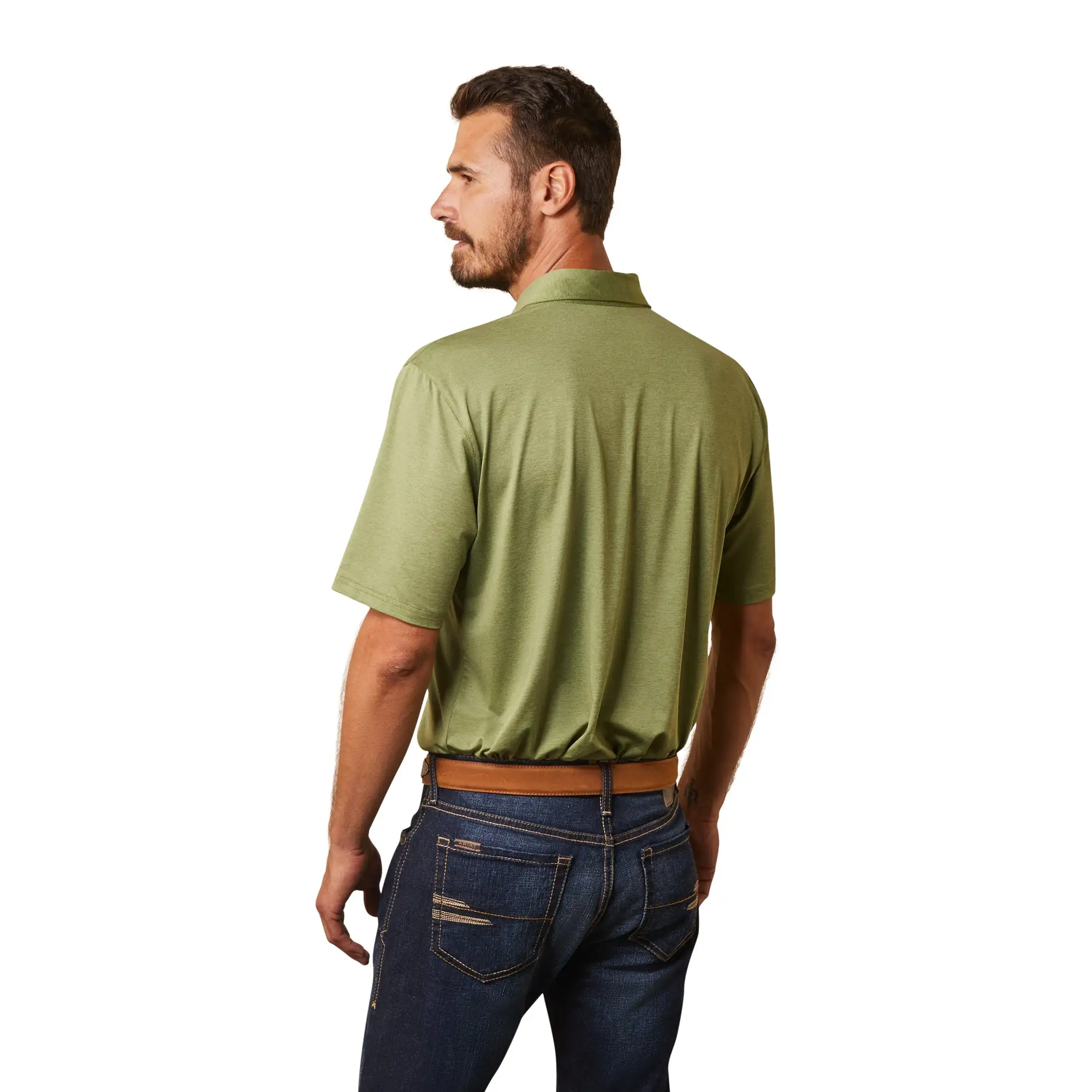 Men's Ariat Charger Polo Shirt #10043571 4 Men's Ariat Charger Polo Shirt #10043571 - Image 2