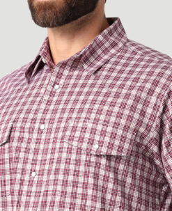 Men's Wrangler Wrinkle Resist Snap Front Shirt #112318687 -Men's Plaid Shirt Sales 9ee069c7a1d868d51d6dbad9d236d46d