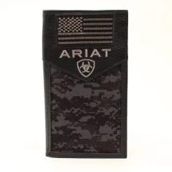 Men's Ariat Rodeo Wallet #A3536401 -Men's Plaid Shirt Sales Ariat Rodeo Wallet Flag prd 69885 s a35364011