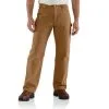 Men's Carhartt Dungaree Flannel Lined Work Pant #B111BRN -Men's Plaid Shirt Sales B111BRN