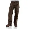 Men's Carhartt Double Front Work Dungaree Pant #B136DKB -Men's Plaid Shirt Sales B136DKB