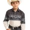 Panhandle Western Wear Boy's Panhandle Snap Front Shirt #C0S6547-C -Men's Plaid Shirt Sales C0S6547