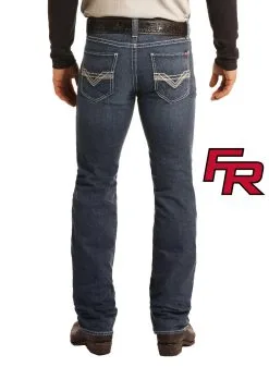 ROCK & ROLL COWBOY Men's Panhandle Flame Resistant Slim Fit Jean #F1R5828
