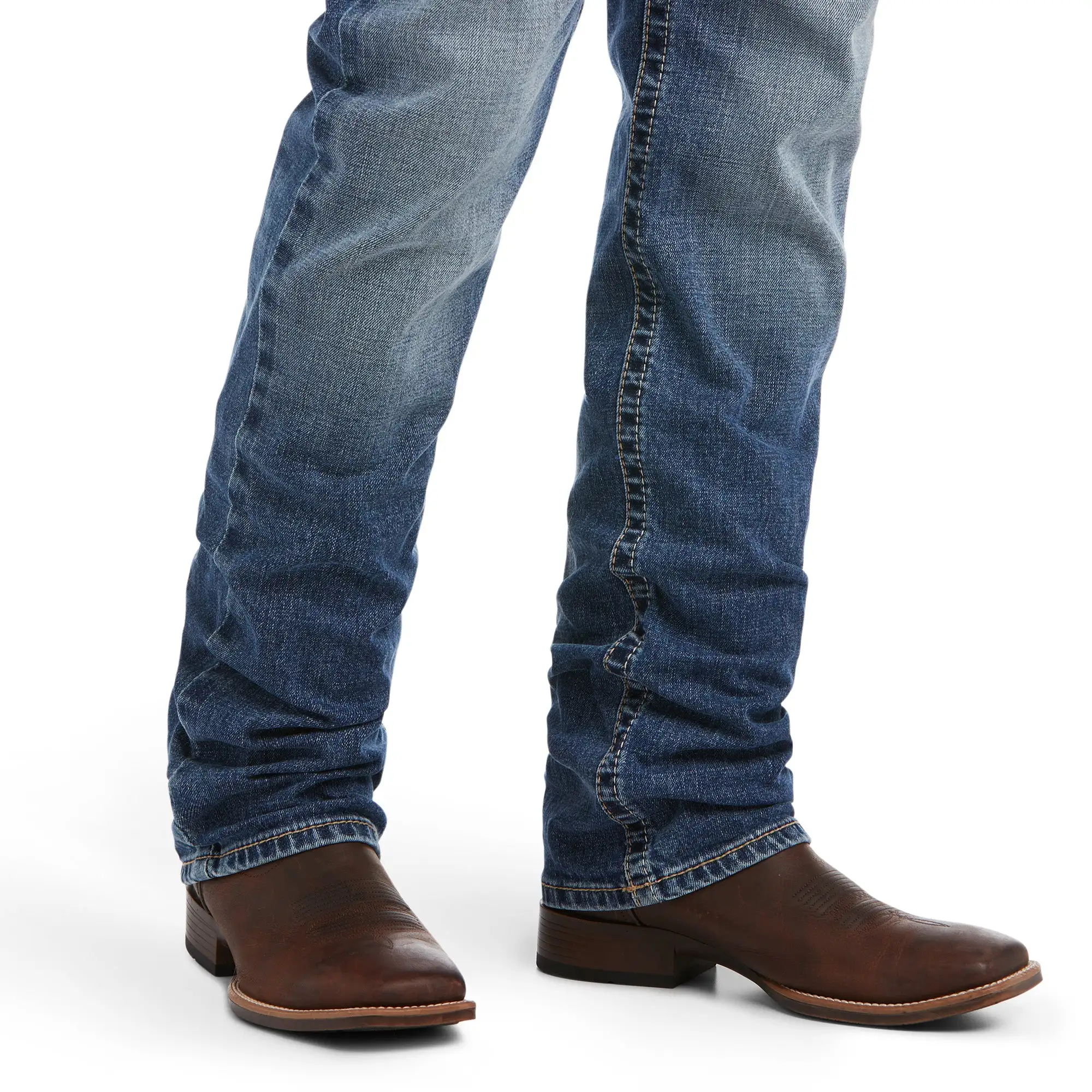 Men's Ariat M4 Low Rise Stretch Longspur Stackable Straight Leg Jean #10036879 9 Men's Ariat M4 Low Rise Stretch Longspur Stackable Straight Leg Jean #10036879 - Image 7