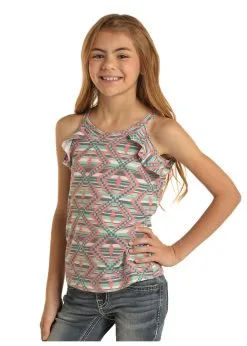 Panhandle Western Wear Girl's Rock & Roll Cowgirl Tank #G1-5785