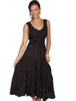 Wahmaker Women's Honey Creek By Scully Dress #HC118BLK