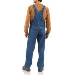 Men's Carhartt Unlined Denim Bib Overall #R07DST -Men's Plaid Shirt Sales R07DST AVB