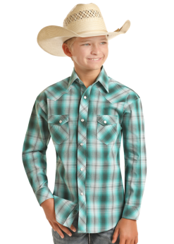 Boy’s Rock & Roll Cowboy Snap Front Shirt #RRBSOSR0R3