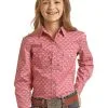 Rock & Roll Cowgirl Girl's Rough Stock Snap Front Shirt #RSGSOSRYTY -Men's Plaid Shirt Sales RSGSOSRYTY