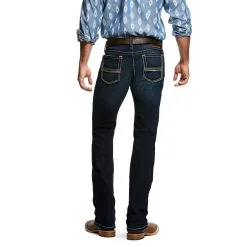Men's Ariat M7 Rocker Concord Stretch Stackable Straight Leg Jean #10026681 -Men's Plaid Shirt Sales S19 MNS WEST Gaglione 10026681 back