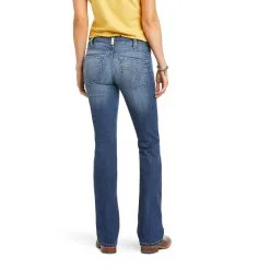 Women's Ariat R.E.A.L. Mid-Rise Samara Boot Cut Jean #10036086 -Men's Plaid Shirt Sales S21 WMS WEST 10036086 back