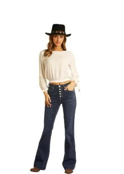Panhandle Western Wear Women's Rock & Roll Cowgirl Trouser #W8H6098
