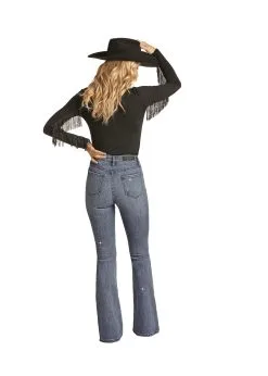 Rock & Roll Denim Women's Rock & Roll Cowgirl Flare Jean #RRWD6HR0G2 -Men's Plaid Shirt Sales a01daf7cff5da47a89aa79b07d385733