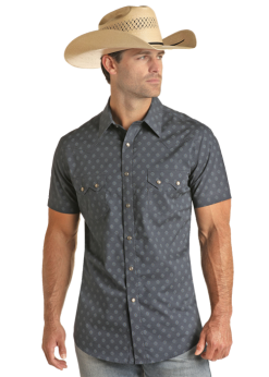 Men's Rock & Roll Cowboy Snap Front Shirt #RRMS1SR0QX