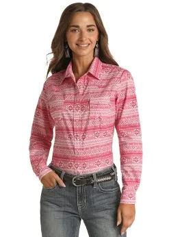 Red Label Women's Panhandle Snap Front Shirt #RLWSOSR07N