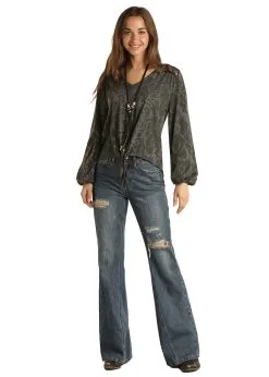 Rock & Roll Cowgirl Women's White Label Blouse #WLWT52R0I5 -Men's Plaid Shirt Sales a1a0dd42bb86b82b6c5e028982ba1f78