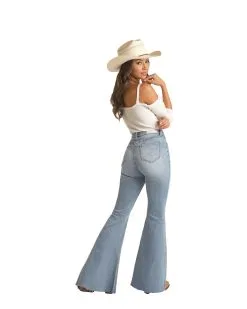 Rock & Roll Denim Women's Rock & Roll Cowgirl Bell Bottom Jean #RRWD7HRZTT