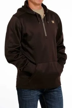 Men's Cinch Brown Hoodie #MWK1240002 -Men's Plaid Shirt Sales a29e313391fdc3a58e720fb0ddfab2dc